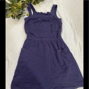 Deep blue vintage dress